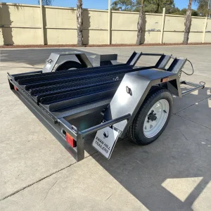 6x4 deluxe heavy duty motor bike trailer for sale swan hill 2