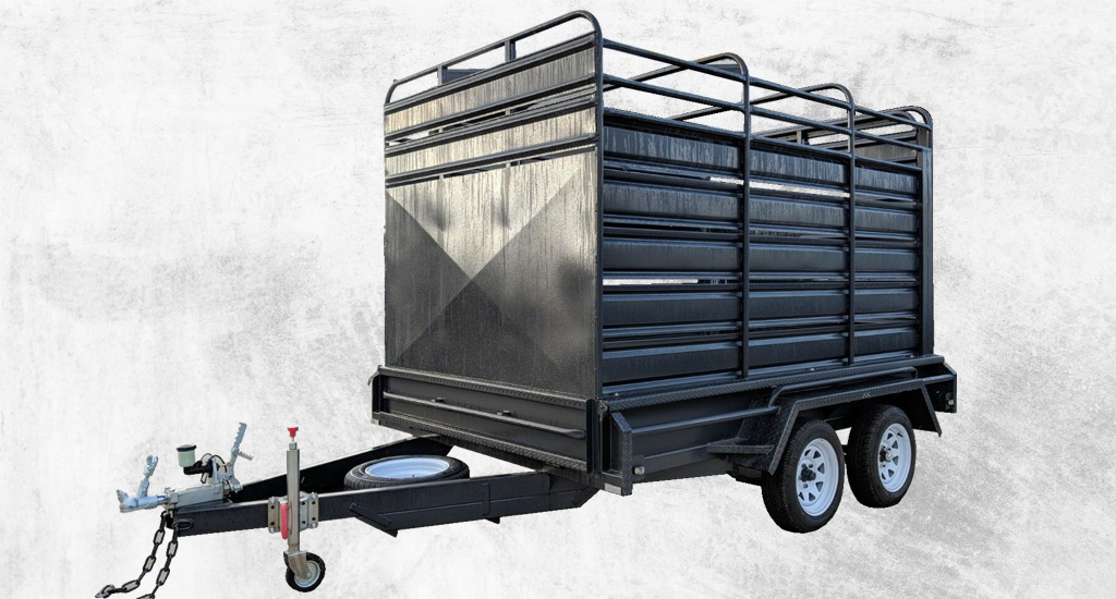 Deluxe Heavy Duty Stock Crate Tralier