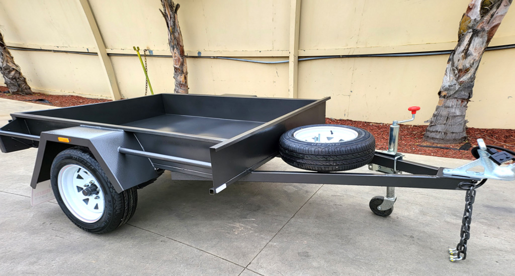 6x4 Light Duty Box Trailer