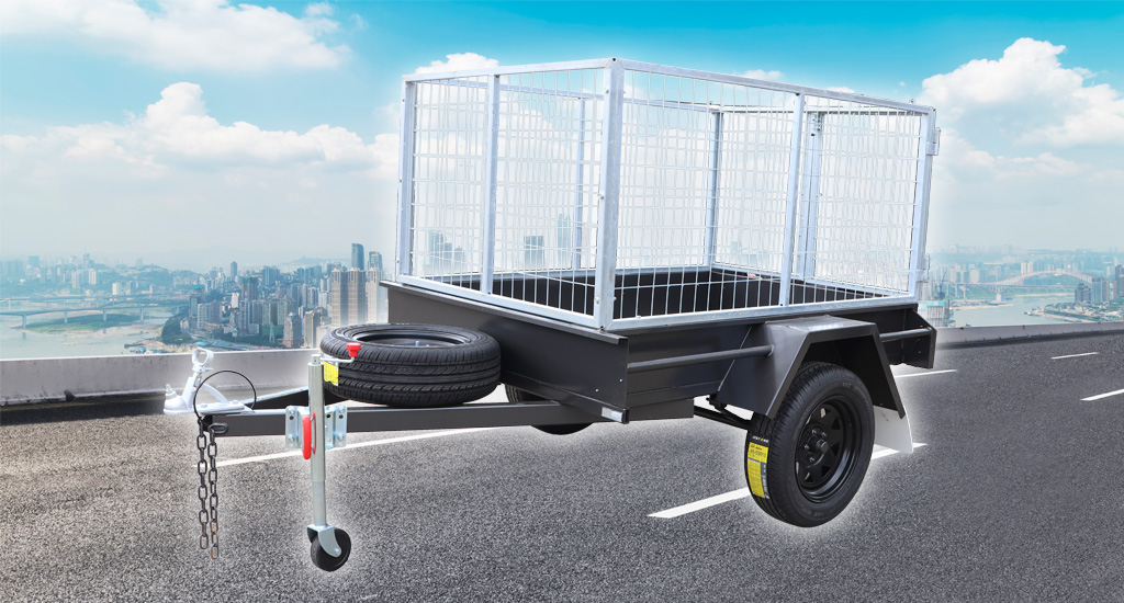 6x4 Light Duty Cage Trailer